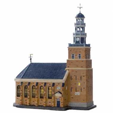 Kersthuisje kerk uit hindeloopen