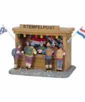 Kersthuisje accessoire stempelpost kraam